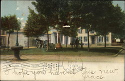 Cannon Square Stonington, CT Postcard Postcard