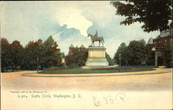 Scotts Circle Washington, DC Washington DC Postcard Postcard