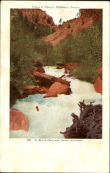 In North Cheyenne Canon Scenic, CO Postcard Postcard