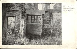 The Only Door Remaining In The Original Prison East Granby, CT Postcard Postcard