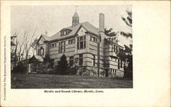 Mystic And Noank Library Postcard