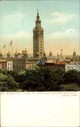 Bird's Eye View Of Madison Square Garden New York, NY Postcard Postcard