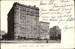 Hotel Savoy Postcard