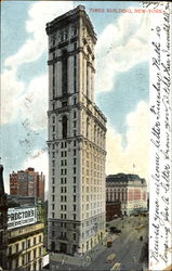 Times Building Postcard