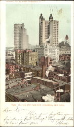 St. Paul And Park Row Buildings New York, NY Postcard Postcard