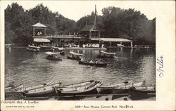 Boat House, Central Park New York, NY Postcard Postcard