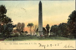 The Obelisk, Central Park Postcard