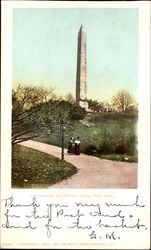 The Obelisk In Central Park Postcard