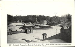 Bethesda Fountain, Central Park Postcard