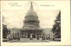 State Capitol Main Entrance Postcard