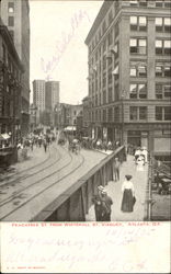 Peachtree Street From Whitehall St. Viaduct Postcard