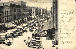 Delivery Wagons South Water Street Postcard