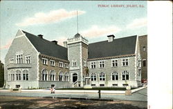 Public Library Postcard