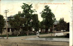 East North Street Hagerstown, MD Postcard Postcard