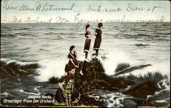 Greetings From Old Orchard Postcard