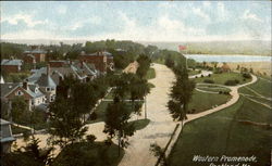 Western Promenade Portland, ME Postcard Postcard