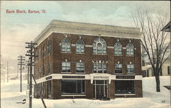 Bank Block Postcard