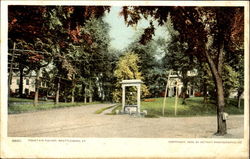 Fountain Square Brattleboro, VT Postcard Postcard