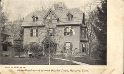 Residence Of Harriet Beecher Stowe Postcard