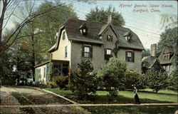 Harriet Beecher Stowe House Postcard