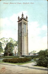 Keneys Memorial Tower Hartford, CT Postcard Postcard