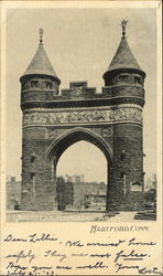 Soldiers Memorial Arch Hartford, CT Postcard Postcard