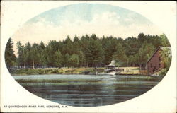 At Contoocook River Park Concord, NH Postcard Postcard