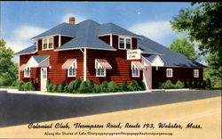 Colonial Club, Thompson Road Route 193 Postcard