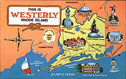 This Is Westerly Rhode Island Postcard Postcard