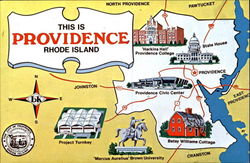 This Is Providence Rhode Island Postcard Postcard