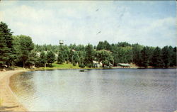 Masonic Home Camp, Round Lake Woodgate, NY Postcard Postcard