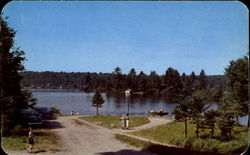 Otter Lake, Route 28 and 365 Postcard