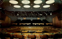 Economic And Social Council Chamber Postcard