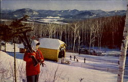 Skiing At Whiteface Mt. Ski Center Adirondacks, NY Postcard Postcard