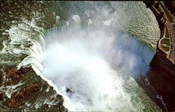 Aerial View Of The Horseshoe Falls Niagara Falls, NY Postcard Postcard