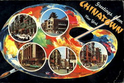 Greetings From Chinatown Postcard