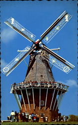 De Zwaan Windmill Holland, MI Postcard Postcard