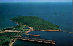 Presque Isle Harbor Marquette, MI Postcard Postcard