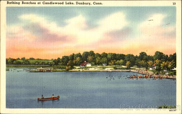 Bathing Beach, Candlewood Lake Danbury, CT