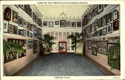 Lobby Of The Famous Elitch Gardens Theatre Denver, CO Postcard Postcard