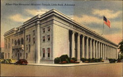 Albert Pike Memorial Temple Little Rock, AR Postcard Postcard