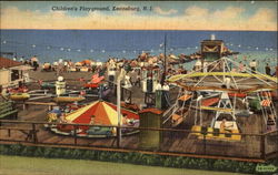 Children's Playground Keansburg, NJ Postcard Postcard