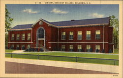 Library, Benedict College Columbia, SC Postcard Postcard