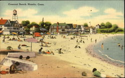 Crescent Beach Niantic, CT Postcard Postcard