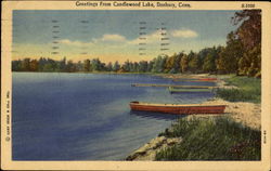 Greetings From Candlewood Lake Postcard