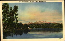 Scenic Vista On Hood Canal Postcard