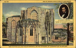 Stephen C. Foster Memorial Postcard