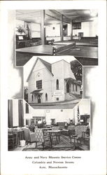 Army And Navy Masonic Service Center, Coloumbia and Newton Streets Ayer, MA Postcard Postcard