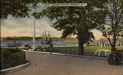 U. S. Naval Training Station Newport, RI Postcard Postcard