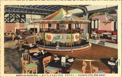 Merry-Go-Round Bar, Ritz Carlton Hotel Postcard